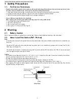 Предварительный просмотр 4 страницы Panasonic KX-TG6441T - Cordless Phone - Metallic Service Manual