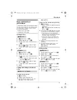 Предварительный просмотр 17 страницы Panasonic KX-TG6451BX Operating Instructions Manual