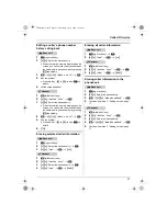 Предварительный просмотр 27 страницы Panasonic KX-TG6451BX Operating Instructions Manual