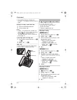 Предварительный просмотр 20 страницы Panasonic KX-TG6451FX Operating Instructions Manual