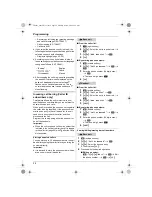 Предварительный просмотр 26 страницы Panasonic KX-TG6451FX Operating Instructions Manual