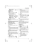 Предварительный просмотр 27 страницы Panasonic KX-TG6451FX Operating Instructions Manual