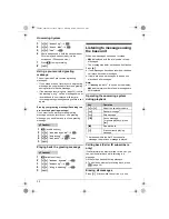 Предварительный просмотр 32 страницы Panasonic KX-TG6451FX Operating Instructions Manual