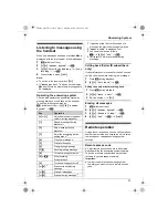 Предварительный просмотр 33 страницы Panasonic KX-TG6451FX Operating Instructions Manual