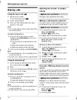 Preview for 14 page of Panasonic KX-TG6461AL Operating Instructions Manual