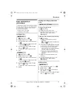 Предварительный просмотр 17 страницы Panasonic KX-TG6461E Operating Instructions Manual