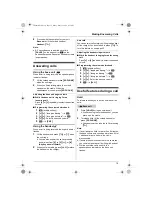 Preview for 15 page of Panasonic KX-TG6461NZ Operating Instructions Manual