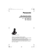 Preview for 1 page of Panasonic KX-TG6481? Operating Instrctions