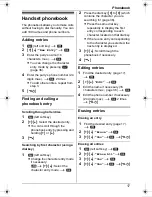 Preview for 17 page of Panasonic KX-TG6482AL Operating Instructions Manual