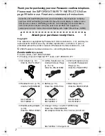 Предварительный просмотр 2 страницы Panasonic KX-TG6500 Operating Instructions Manual