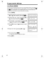 Предварительный просмотр 22 страницы Panasonic KX-TG6500 Operating Instructions Manual