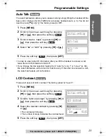 Предварительный просмотр 23 страницы Panasonic KX-TG6500 Operating Instructions Manual