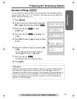 Предварительный просмотр 31 страницы Panasonic KX-TG6500 Operating Instructions Manual