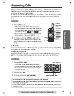 Предварительный просмотр 39 страницы Panasonic KX-TG6500 Operating Instructions Manual