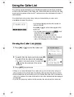 Предварительный просмотр 42 страницы Panasonic KX-TG6500 Operating Instructions Manual