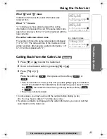 Предварительный просмотр 43 страницы Panasonic KX-TG6500 Operating Instructions Manual