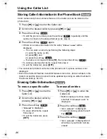 Предварительный просмотр 46 страницы Panasonic KX-TG6500 Operating Instructions Manual