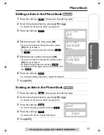 Предварительный просмотр 51 страницы Panasonic KX-TG6500 Operating Instructions Manual