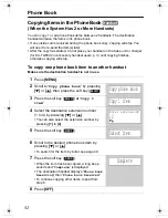 Предварительный просмотр 52 страницы Panasonic KX-TG6500 Operating Instructions Manual