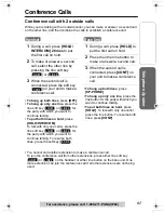 Предварительный просмотр 61 страницы Panasonic KX-TG6500 Operating Instructions Manual