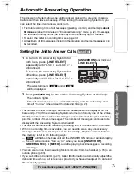 Предварительный просмотр 71 страницы Panasonic KX-TG6500 Operating Instructions Manual