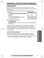 Предварительный просмотр 79 страницы Panasonic KX-TG6500 Operating Instructions Manual