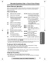 Предварительный просмотр 83 страницы Panasonic KX-TG6500 Operating Instructions Manual