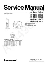 Panasonic KX-TG6511 Service Manual предпросмотр