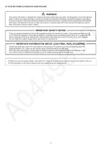 Предварительный просмотр 2 страницы Panasonic KX-TG6511 Service Manual