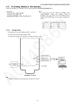 Предварительный просмотр 51 страницы Panasonic KX-TG6511 Service Manual