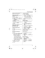 Preview for 19 page of Panasonic KX-TG6511C Operating Instructions Manual