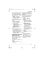 Предварительный просмотр 29 страницы Panasonic KX-TG6511C Operating Instructions Manual