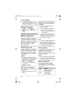 Предварительный просмотр 38 страницы Panasonic KX-TG6511C Operating Instructions Manual