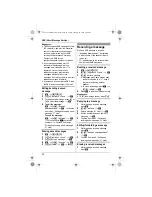 Предварительный просмотр 32 страницы Panasonic KX-TG6511HG Operating Instructions Manual