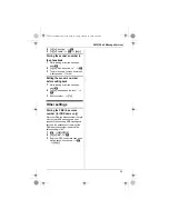 Предварительный просмотр 33 страницы Panasonic KX-TG6511HG Operating Instructions Manual