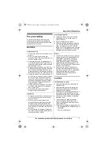 Предварительный просмотр 7 страницы Panasonic KX-TG6512 Operating Instructions Manual