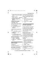 Предварительный просмотр 39 страницы Panasonic KX-TG6512 Operating Instructions Manual