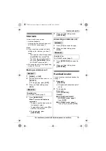 Предварительный просмотр 45 страницы Panasonic KX-TG6512 Operating Instructions Manual