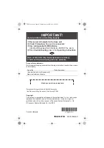 Предварительный просмотр 64 страницы Panasonic KX-TG6512 Operating Instructions Manual