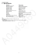 Предварительный просмотр 6 страницы Panasonic KX-TG6521BXB Service Manual