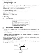 Предварительный просмотр 4 страницы Panasonic KX-TG6531CB Service Manual