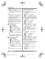 Preview for 48 page of Panasonic KX-TG654SK Operating Instructions Manual