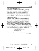 Preview for 93 page of Panasonic KX-TG654SK Operating Instructions Manual