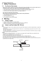 Предварительный просмотр 4 страницы Panasonic KX-TG6551CAM Service Manual