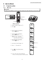 Предварительный просмотр 21 страницы Panasonic KX-TG6551CAM Service Manual