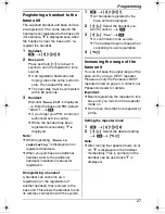 Preview for 27 page of Panasonic KX-TG6561AL Operating Instructions Manual