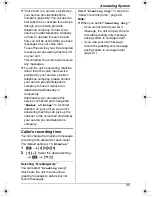 Preview for 35 page of Panasonic KX-TG6561AL Operating Instructions Manual