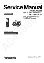 Предварительный просмотр 1 страницы Panasonic KX-TG6561BXT Service Manual