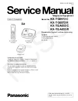 Panasonic KX-TG6572C Service Manual preview