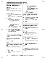 Предварительный просмотр 20 страницы Panasonic KX-TG6582T Operating Instructions Manual